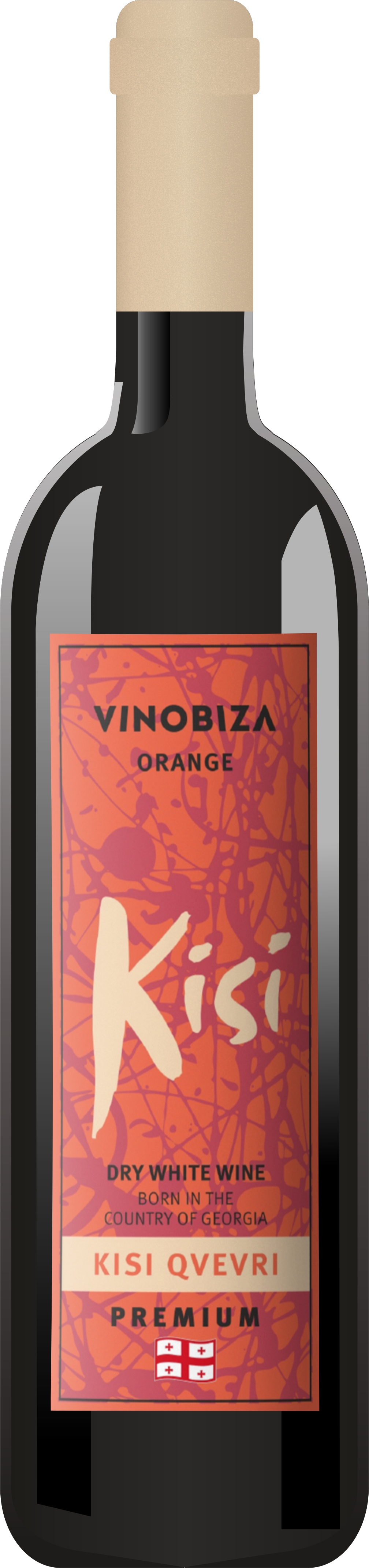 Kisi Qvevri Premium Vinobiza 2018 – SAPERAVI USA